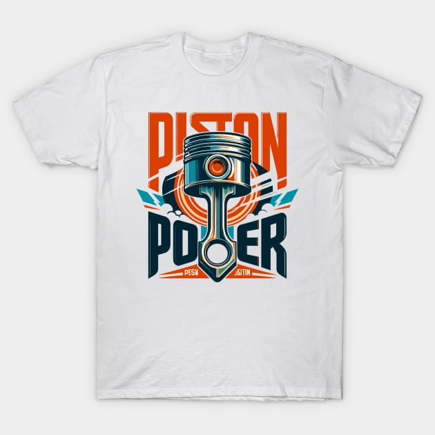 Piston T-Shirt by Vehicles-Art